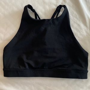 Lululemon Black High Neck Energy Bra Size 8
